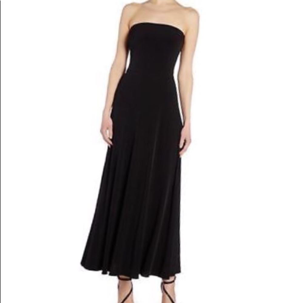 Strapless maxi dress